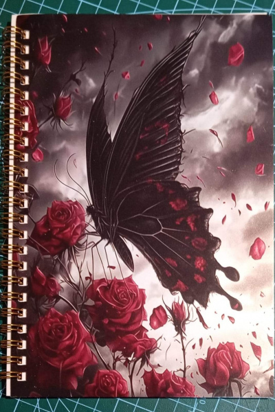 Spiral-bound journal (Butterfly)