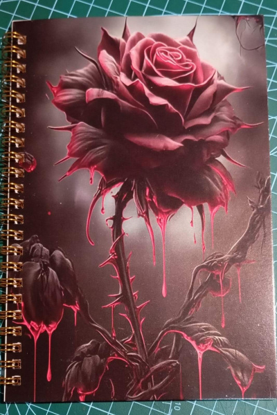 Spiral-bound journal (Rose)