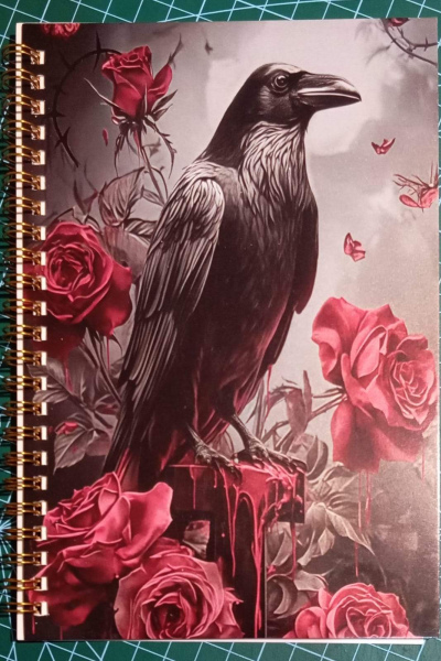 Spiral-bound journal (Raven)