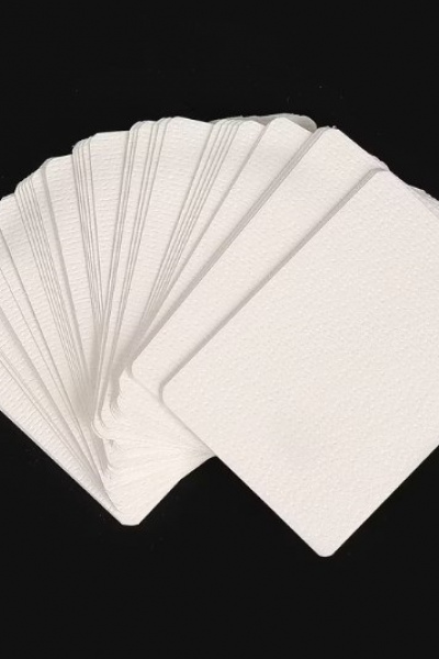 10 Pre-cut Cards (White)
