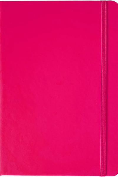 PU Leather-bound journal (Bright Pink)